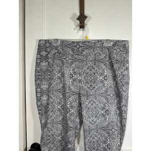 Premise Woman Pants with Black and White Print , Size 2x